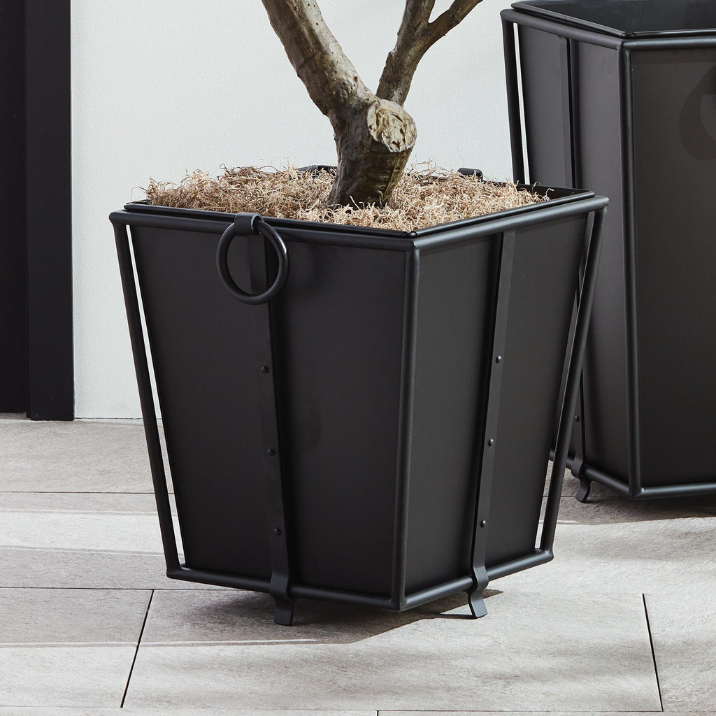 Napa Black Callahan Tapered Planter Small