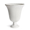 Napa White Perla Wide Vase