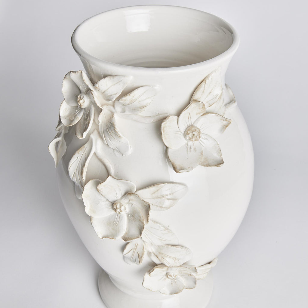 Napa White Fiori Vase