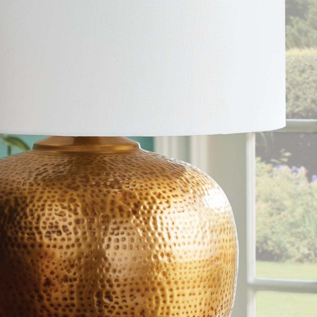 Napa Gold/White Tara Lamp Large