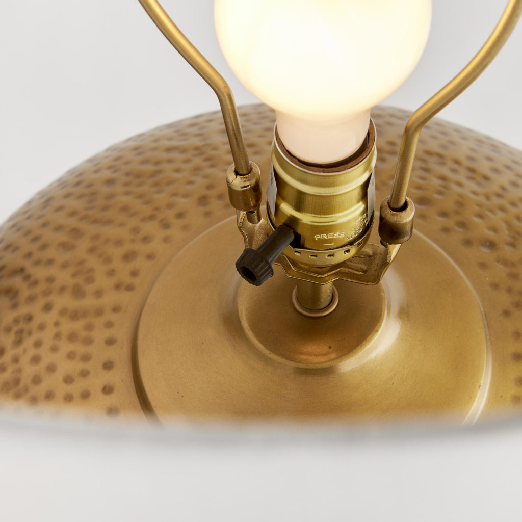 Napa Gold/White Tara Lamp Large