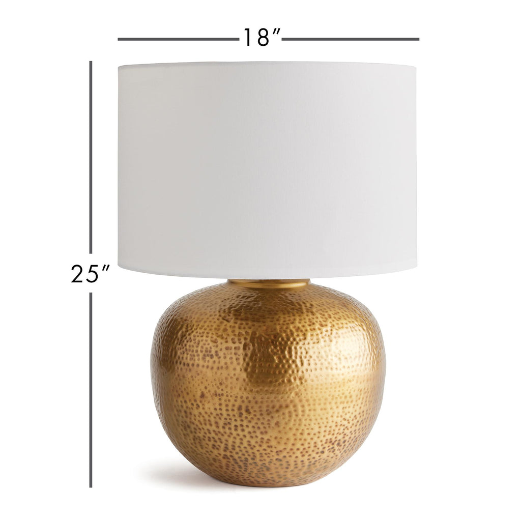 Napa Gold/White Tara Lamp Large