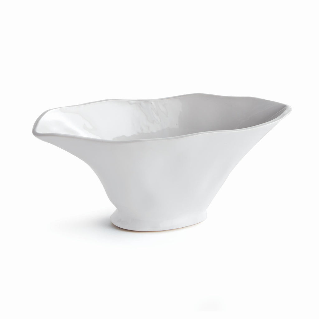 Napa White Madara Oval Vase Small