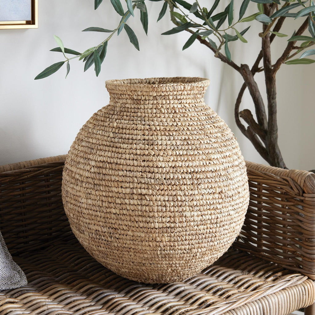 Napa Natural Remi Woven Vase Large