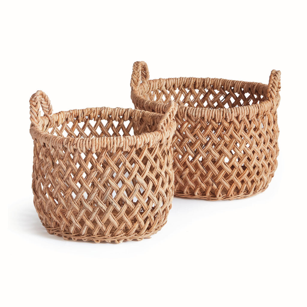 Napa Natural Emlyn Rattan Basket Set With Handles