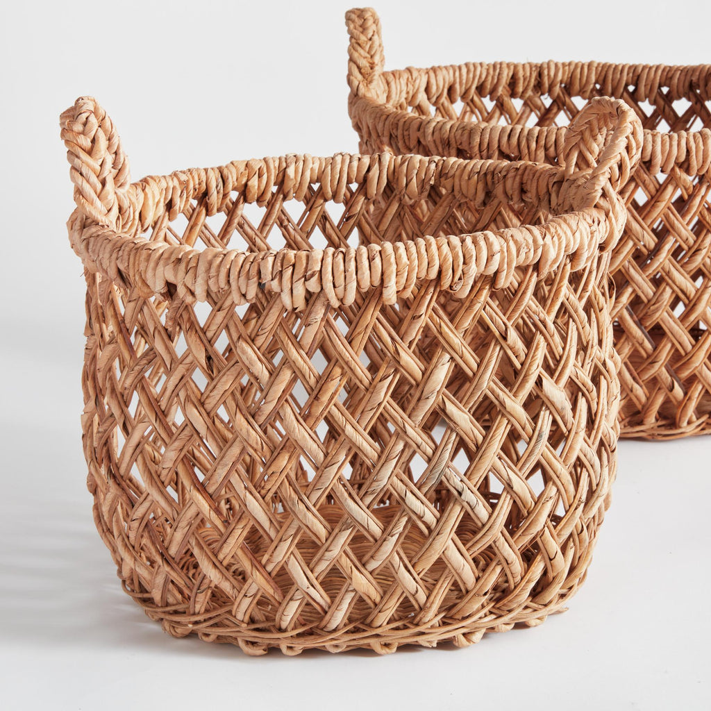 Napa Natural Emlyn Rattan Basket Set With Handles