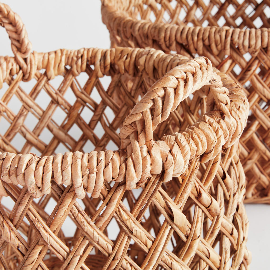 Napa Natural Emlyn Rattan Basket Set With Handles