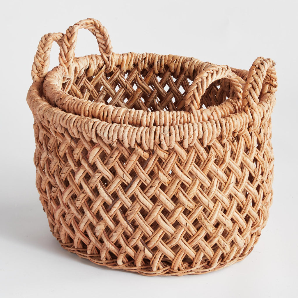 Napa Natural Emlyn Rattan Basket Set With Handles