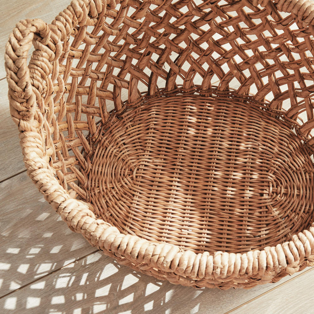 Napa Natural Emlyn Rattan Basket Set With Handles