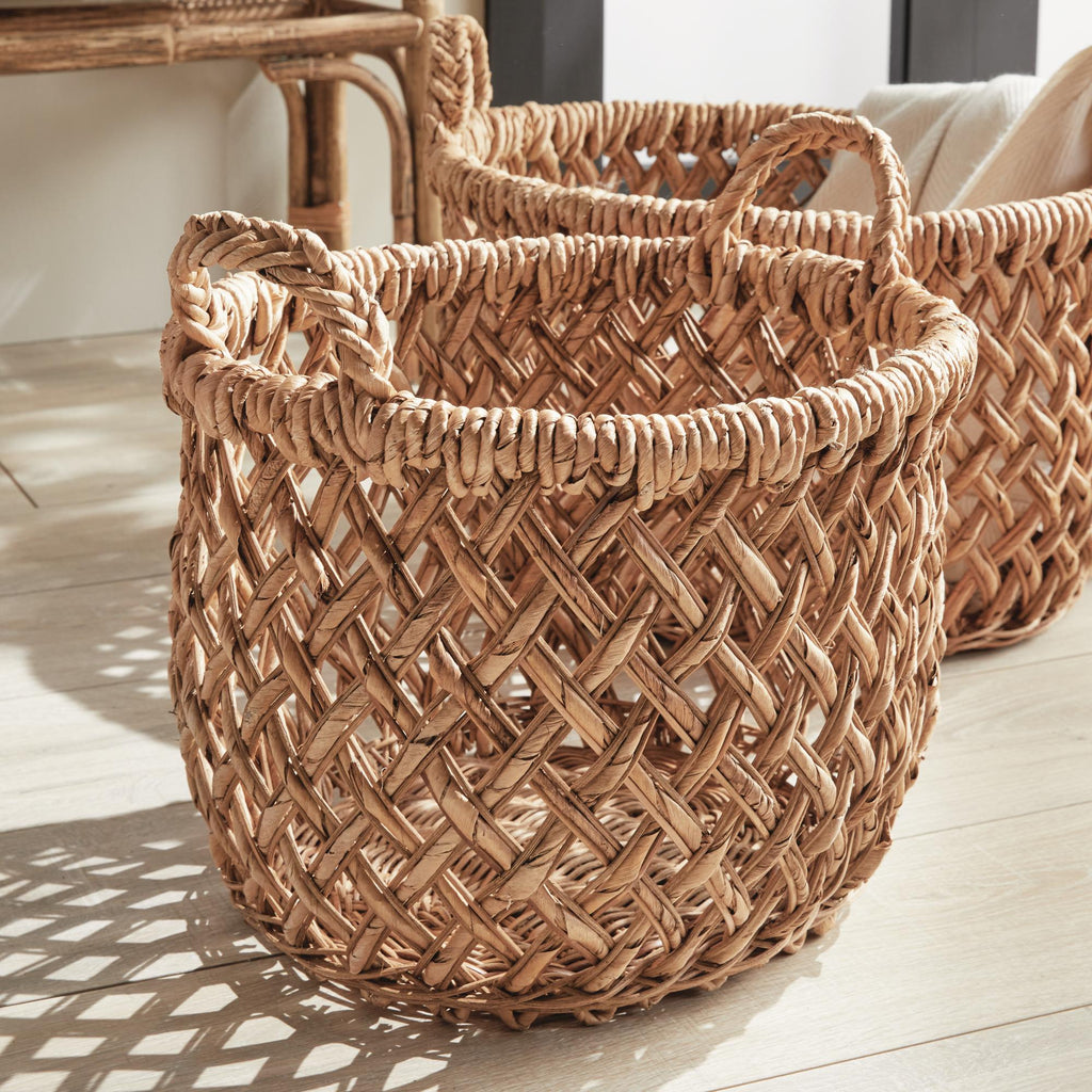 Napa Natural Emlyn Rattan Basket Set With Handles