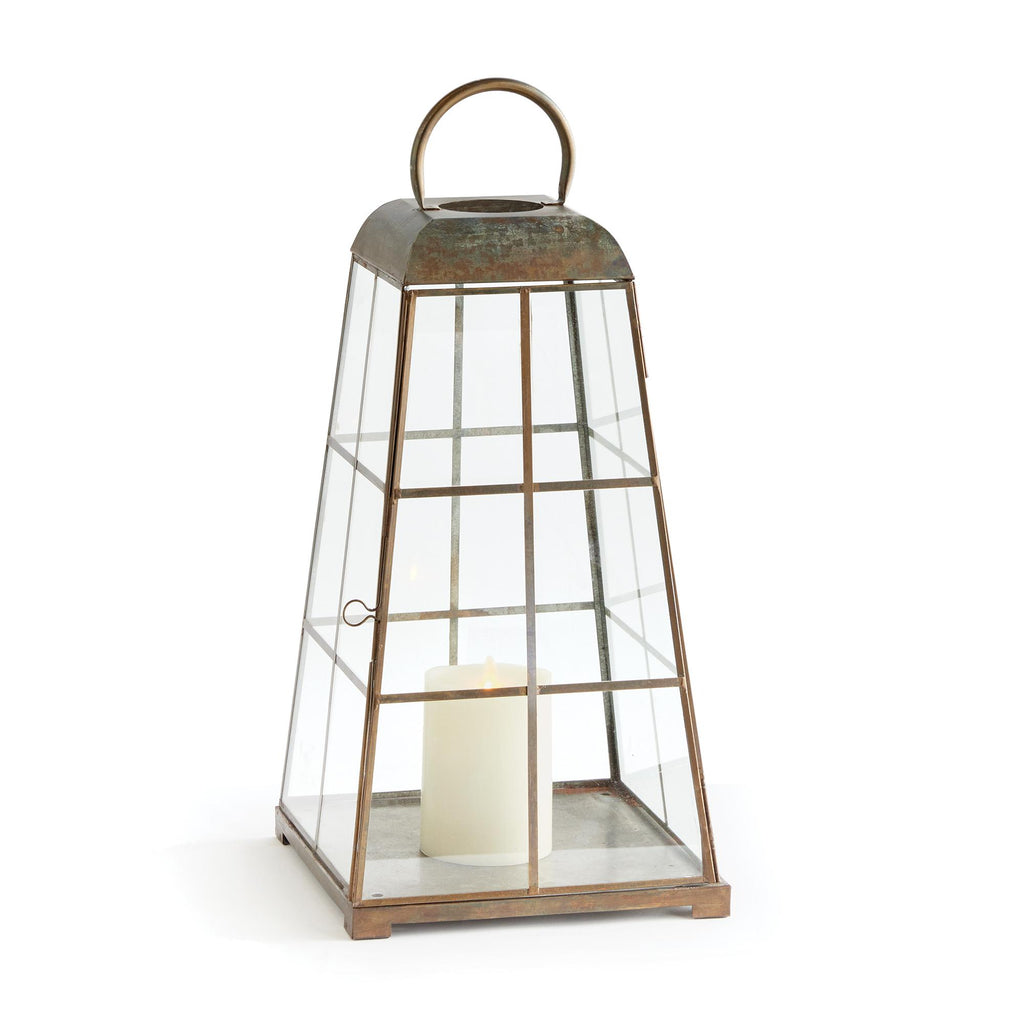 Napa Antique Brass Dexter Lantern Large