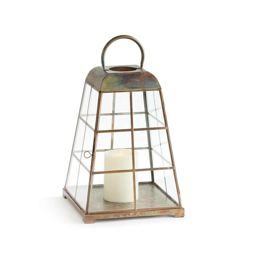 Napa Antique Brass Dexter Lantern Small