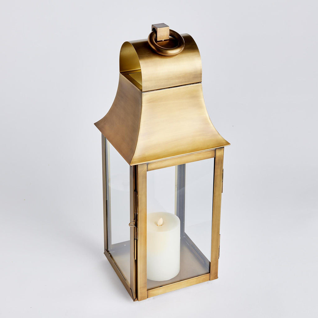 Napa Antique Brass Geneva Lantern Small