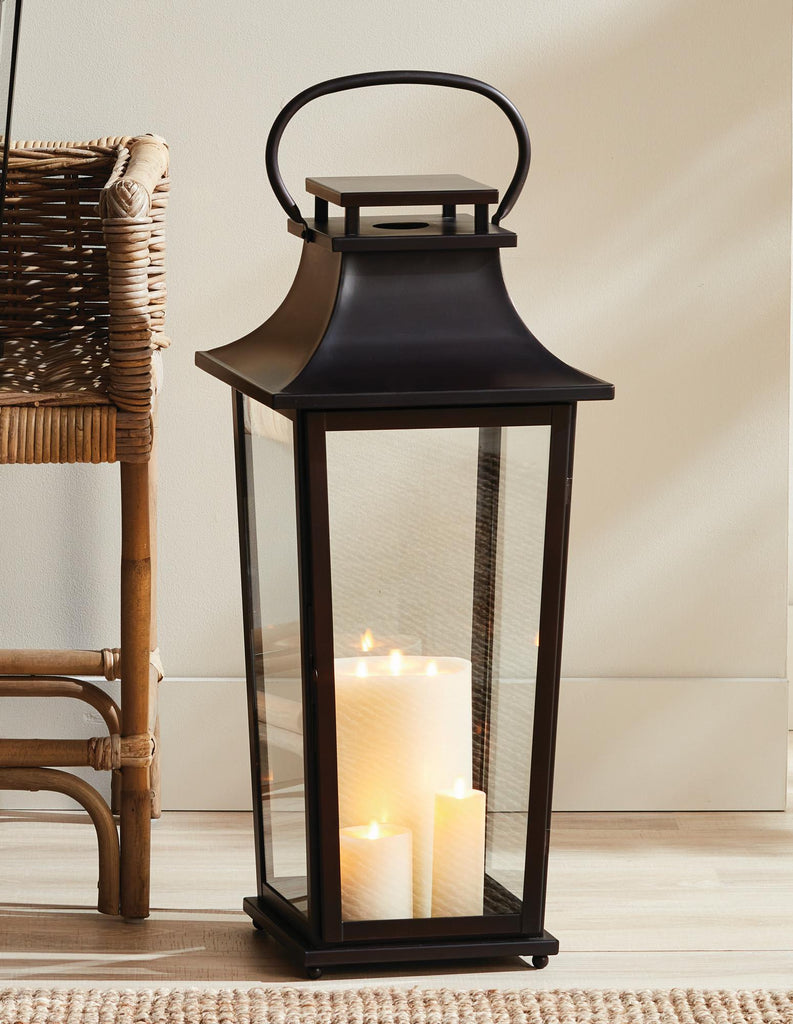 Napa Black Maurice Outdoor Lantern Large