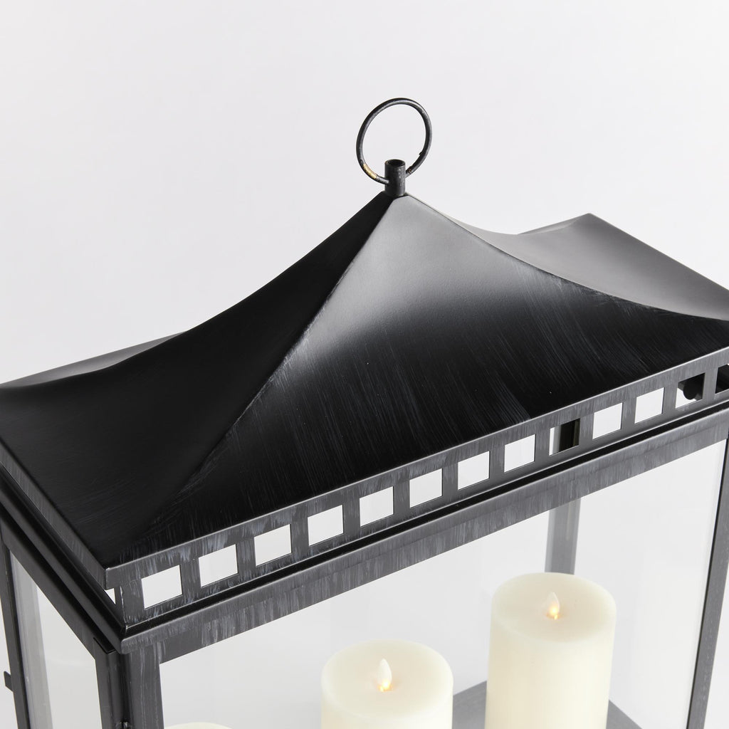 Napa Black Kito Outdoor Rectangular Lantern