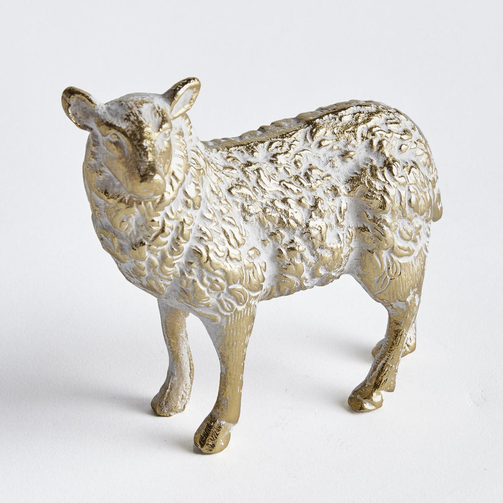 Napa Gold Tufton Sheep Sculpture