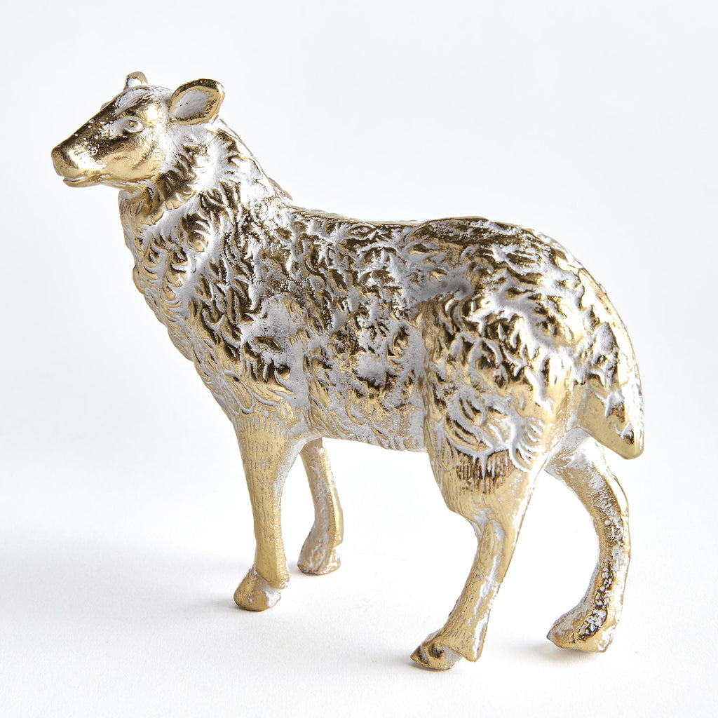 Napa Gold Tufton Sheep Sculpture