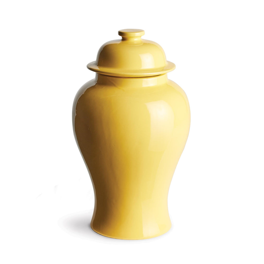 Napa Yellow Koa Lidded Ginger Jar Small