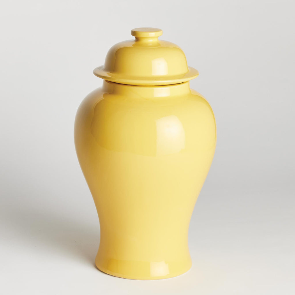 Napa Yellow Koa Lidded Ginger Jar Small