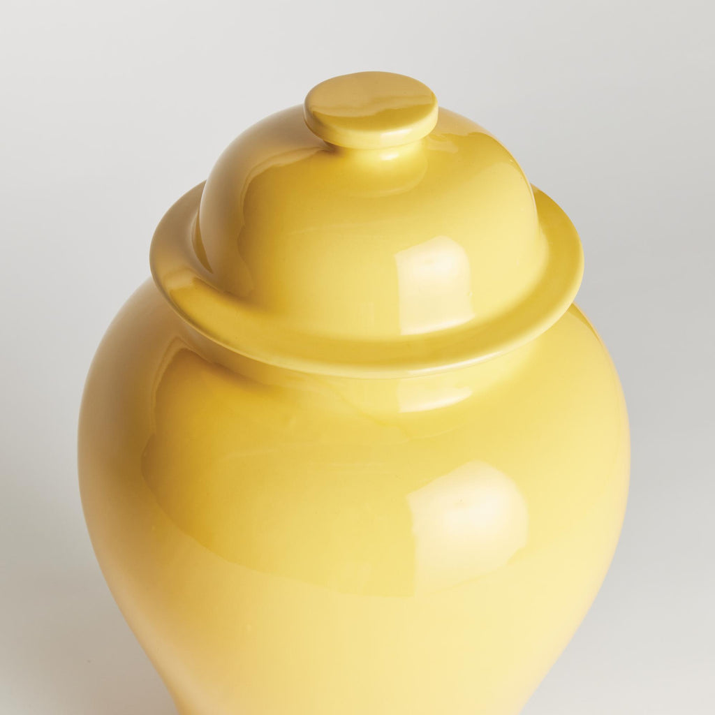 Napa Yellow Koa Lidded Ginger Jar Small