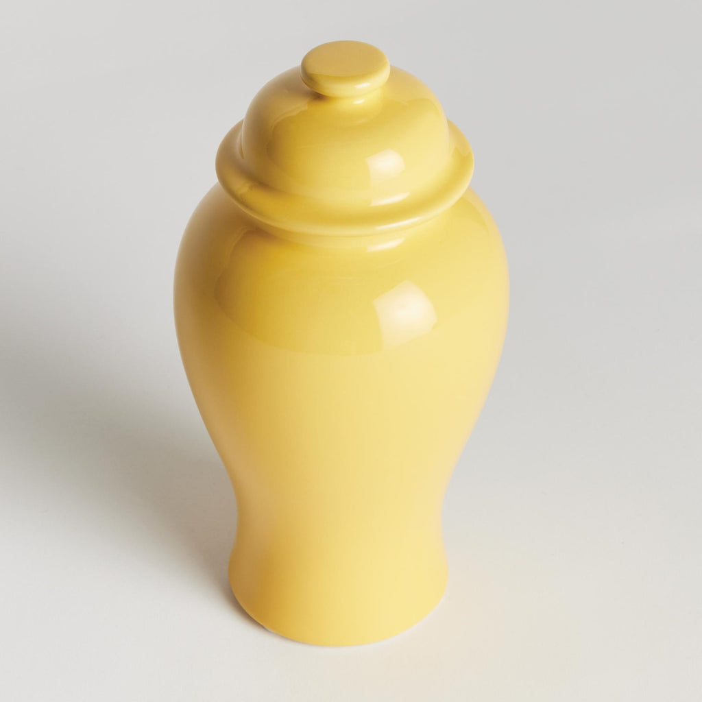 Napa Yellow Koa Lidded Mini Ginger Jar Small