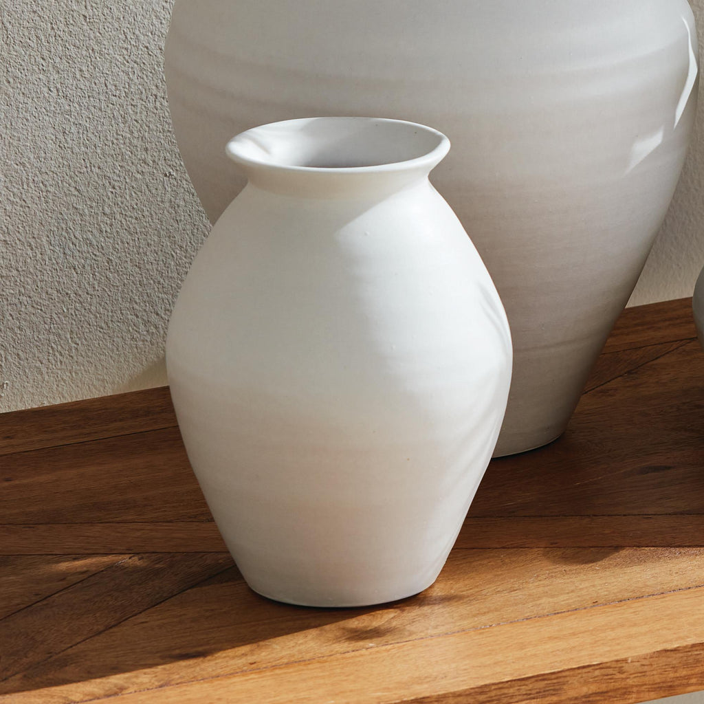 Napa White Mirela Vase Small