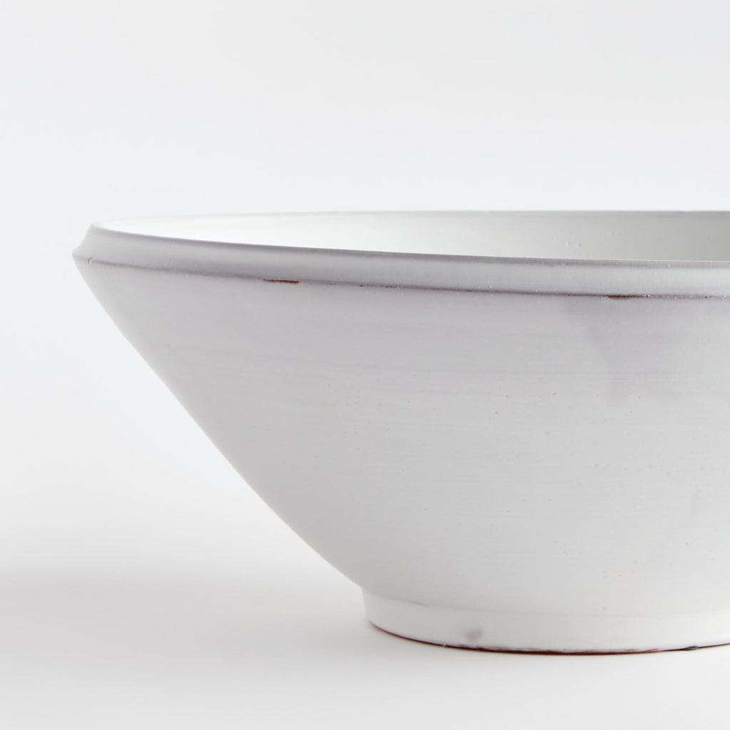 Napa White Mirela Grande Decorative Bowl