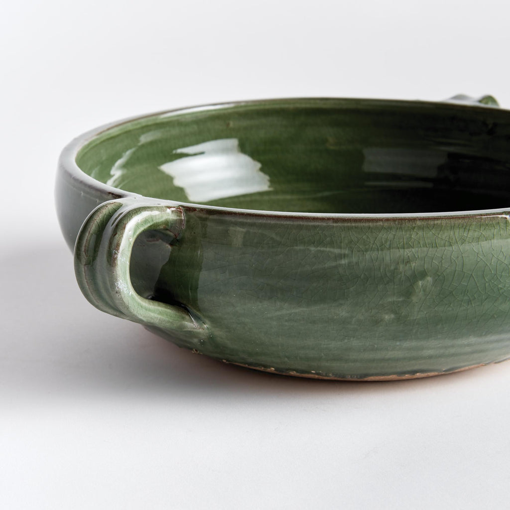 Napa Green/Natural Maisha Decorative Bowl