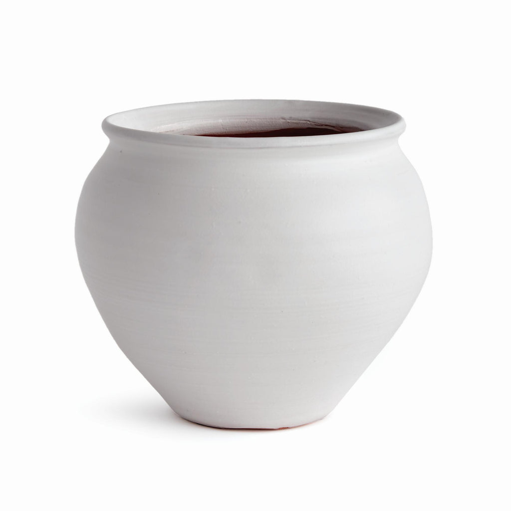 Napa White Mirela Drum Vase Large