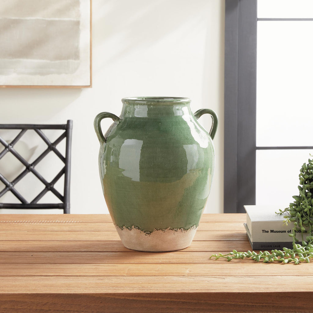 Napa Green/Natural Maisha Vase