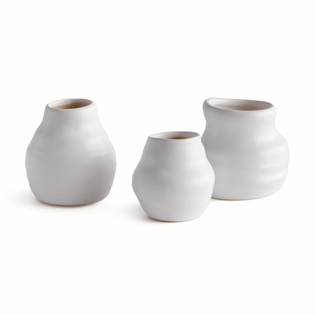 Napa White Tabitha Bud Vases