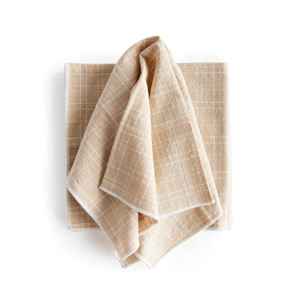 Napa Taupe Arch Napkins, Set Of 4