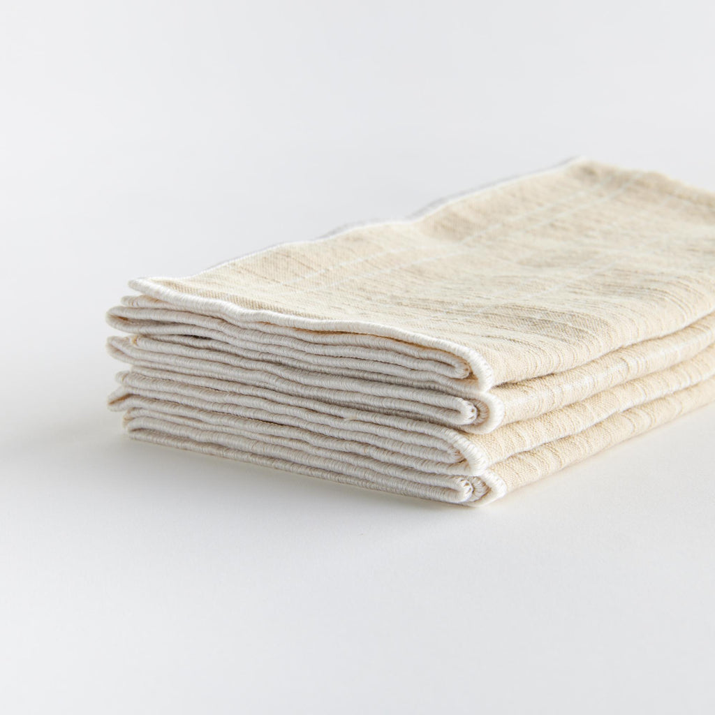 Napa Taupe Arch Napkins, Set Of 4