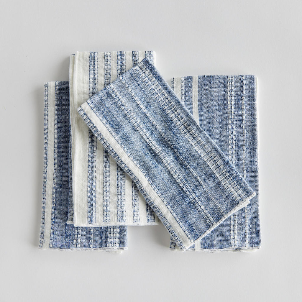 Napa Blue Brenna Napkins, Set Of 4