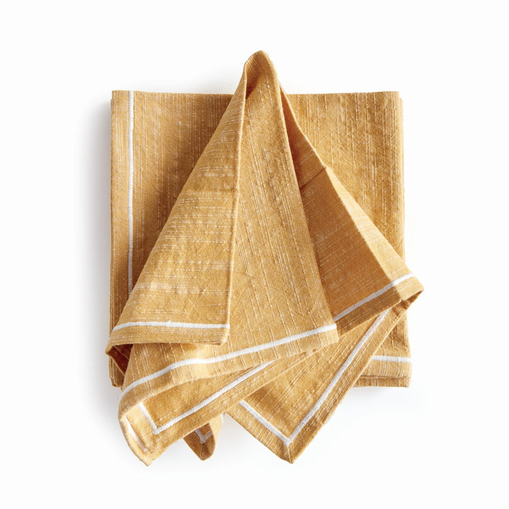 Napa Ochre Saffron Dinner Napkins