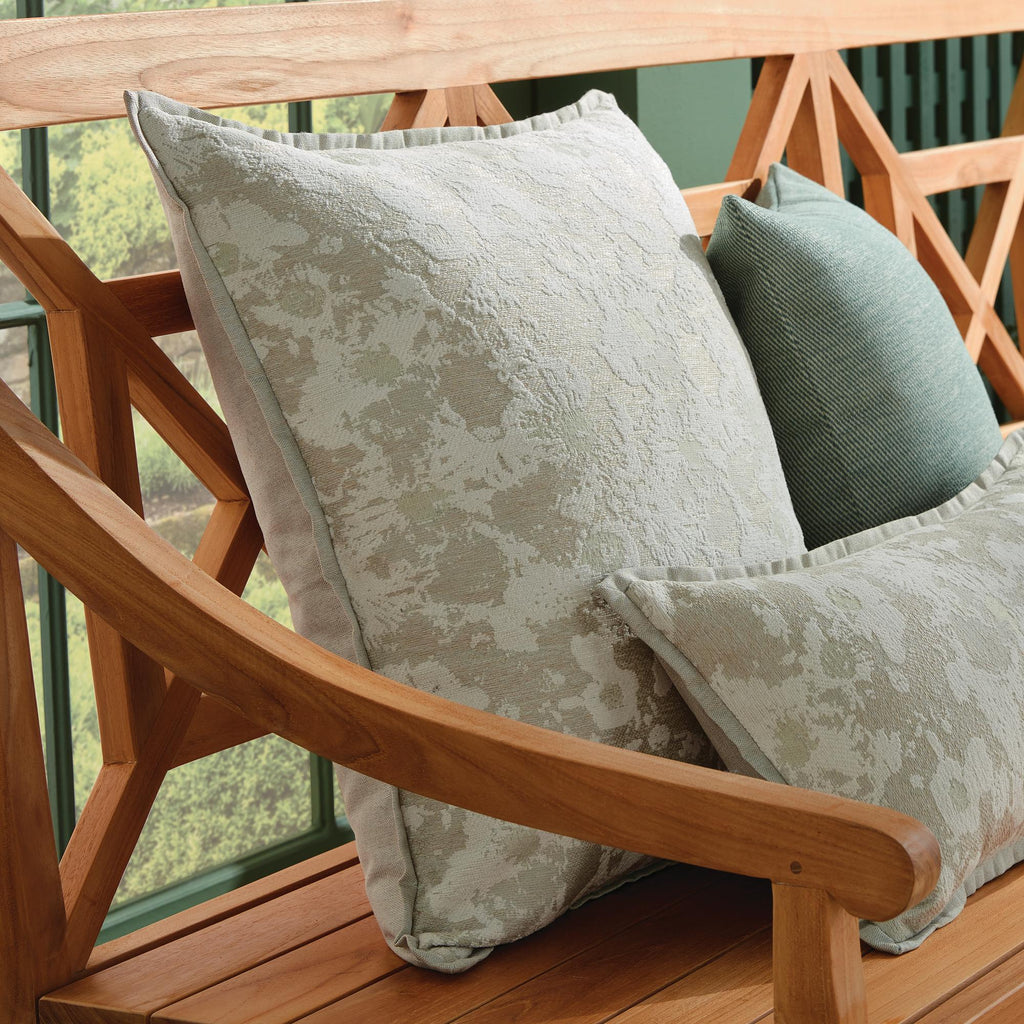 Napa Green Sofia Square Indoor-Outdoor Pillow 24"