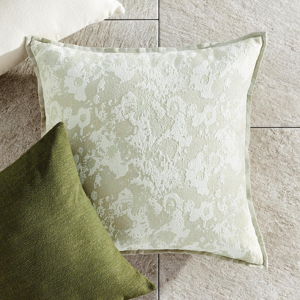 Napa Green Sofia Square Indoor-Outdoor Pillow 24"