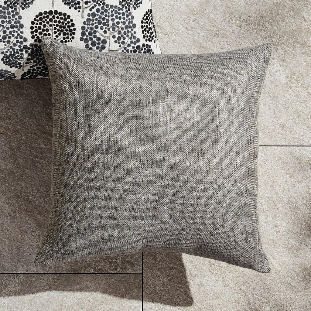 Napa Gray Blake Square Indoor-Outdoor Pillow 20"