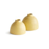 Napa Yellow Studio Bud Vases, Set Of 2