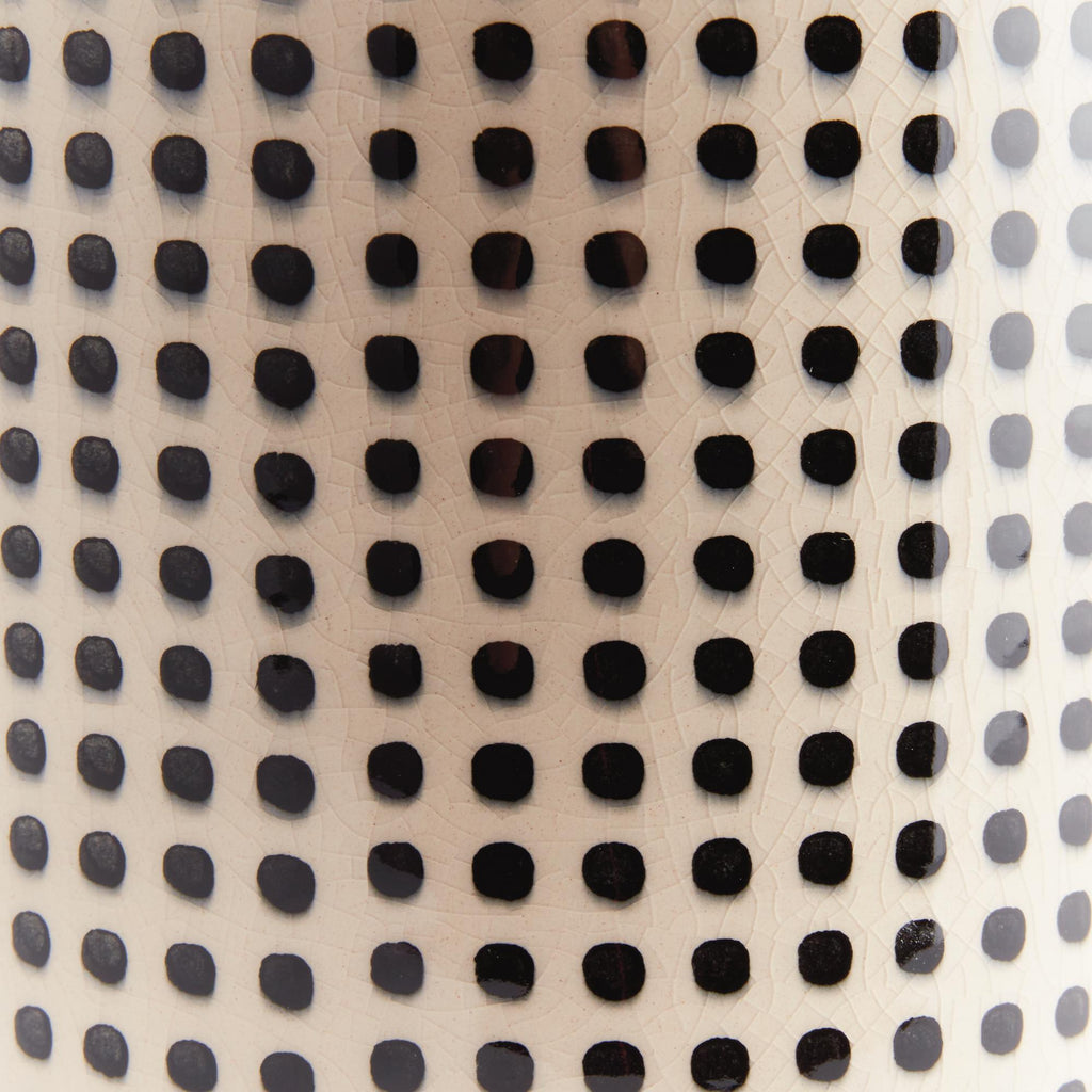 Napa Black/White Mina Vase