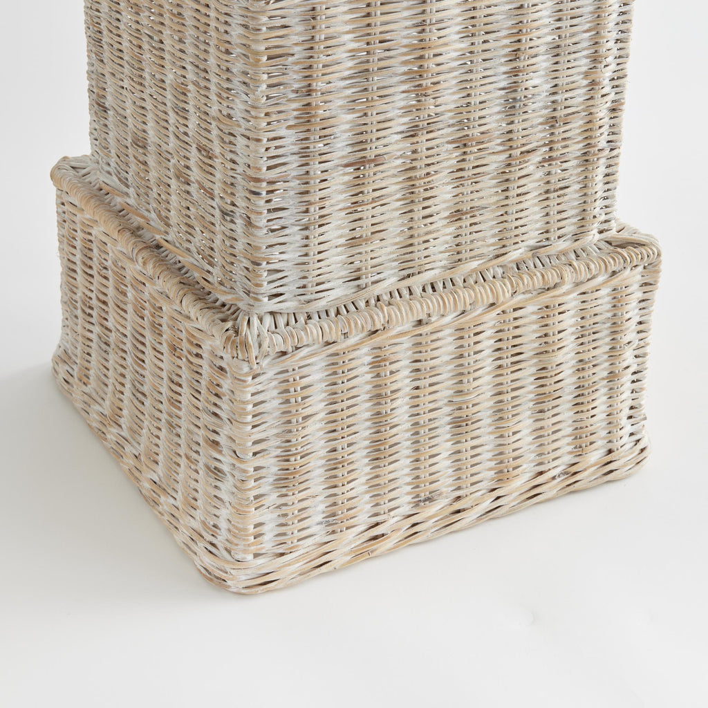 Napa Natural Charleston Rattan Pedestal Tall