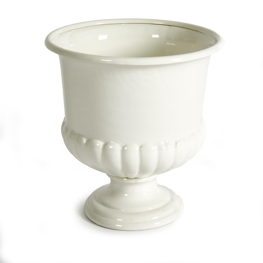 Napa Classic White Mirabelle Decorative Pedestal Bowl Small