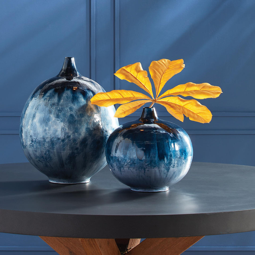 Napa Blue Ombre Azul Vase Petite