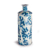 Napa White And Blue Floret Bottle Vase Small