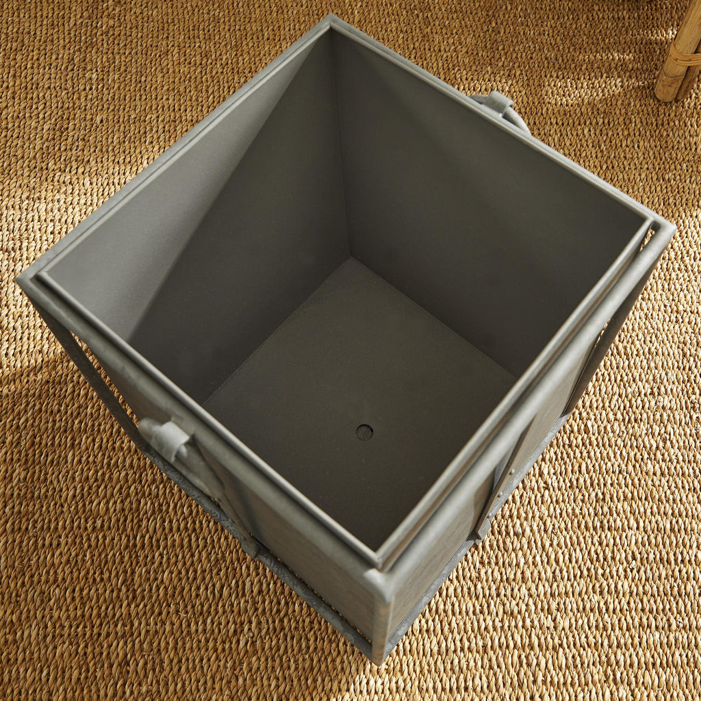 Napa Antique Gray Callahan Square Planter