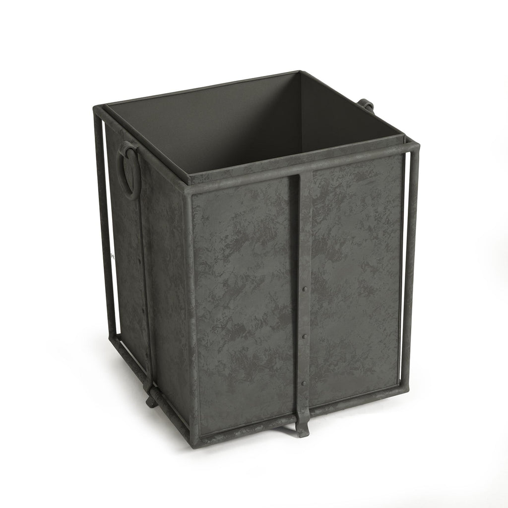 Napa Antique Gray Callahan Square Planter