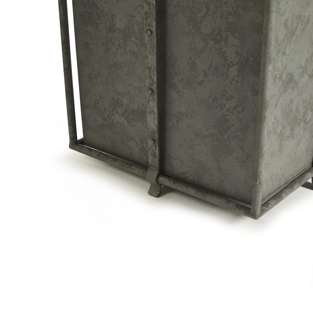 Napa Antique Gray Callahan Square Planter