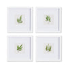 Napa White/Green Forest Greenery Petite Prints, Set Of 4