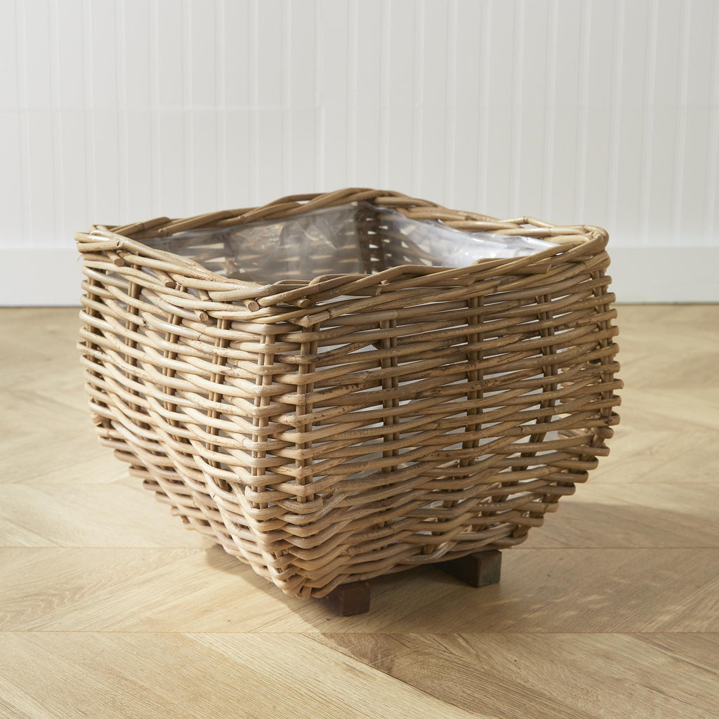 Napa Natural Sylvie Square Taper Basket Small