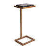 Napa Antique Brass/Black Winston Accent Table